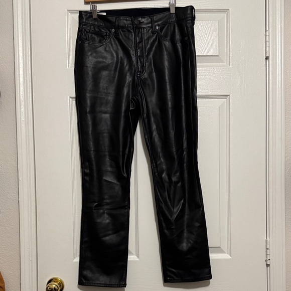 GAP Leather Straight Jeans 90s style - Picture 4 of 8